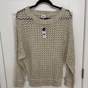 BKE Women's Beige Knit Sweater